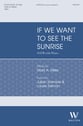 If We Want to See the Sunrise SATB choral sheet music cover